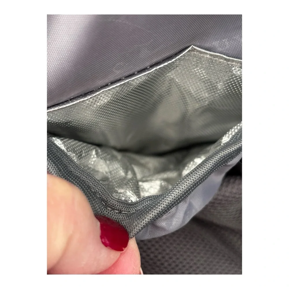 Ruvalino Diaper Bag Backpack Gray Gender Neutral Multi Pocket Compartments YW168